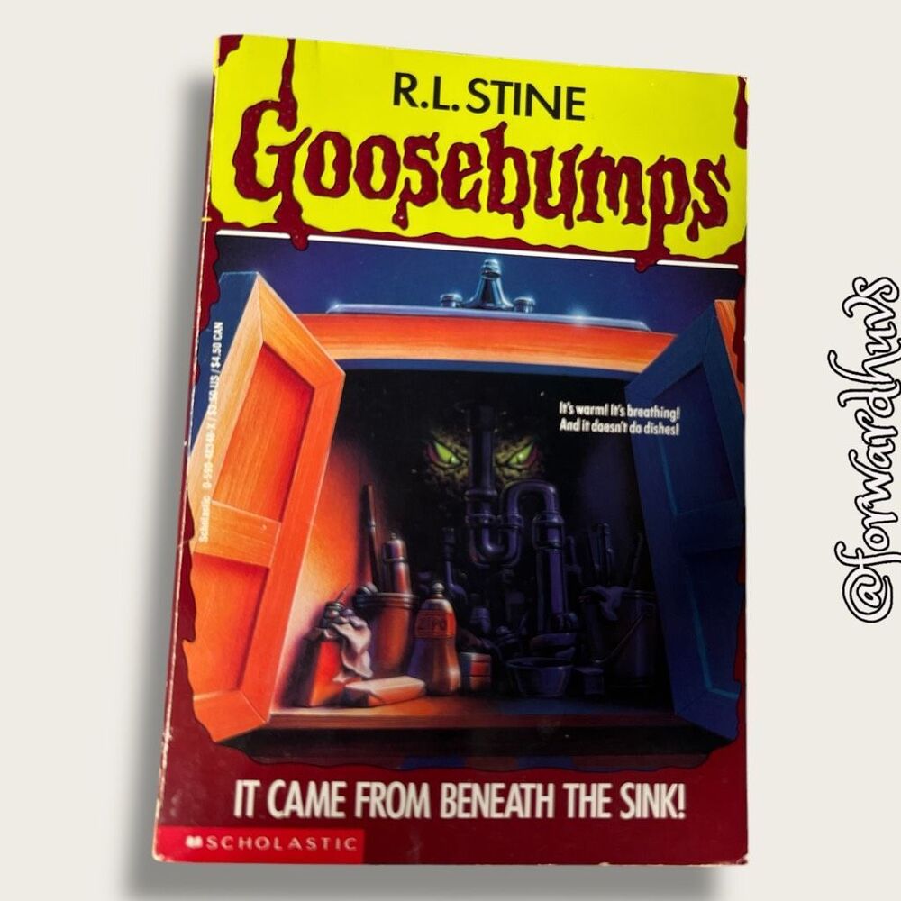 R.L. Stine Goosebumps It Came From Beneath the Sink! #30 Vintage 1995